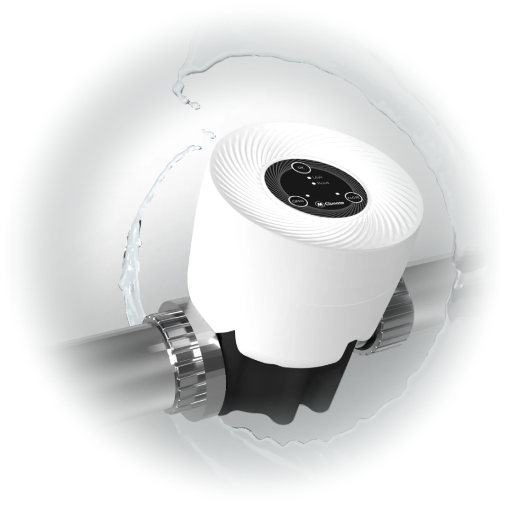 Claudo automated water shut-off valve